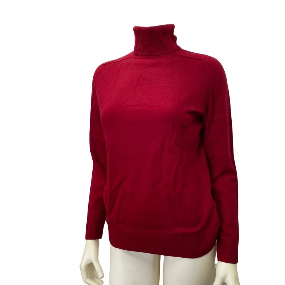 VICTOR ALFARO MERINO EXTRAFINE WOOL TURTLENECK SWEATER MD‎ NWT